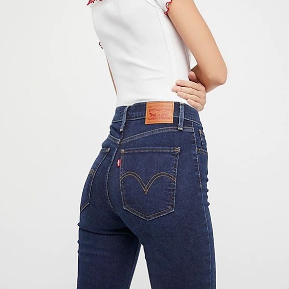 NWT Levi's Mile High Super Skinny Jeans in Jet Setter - Picture 1 of 6